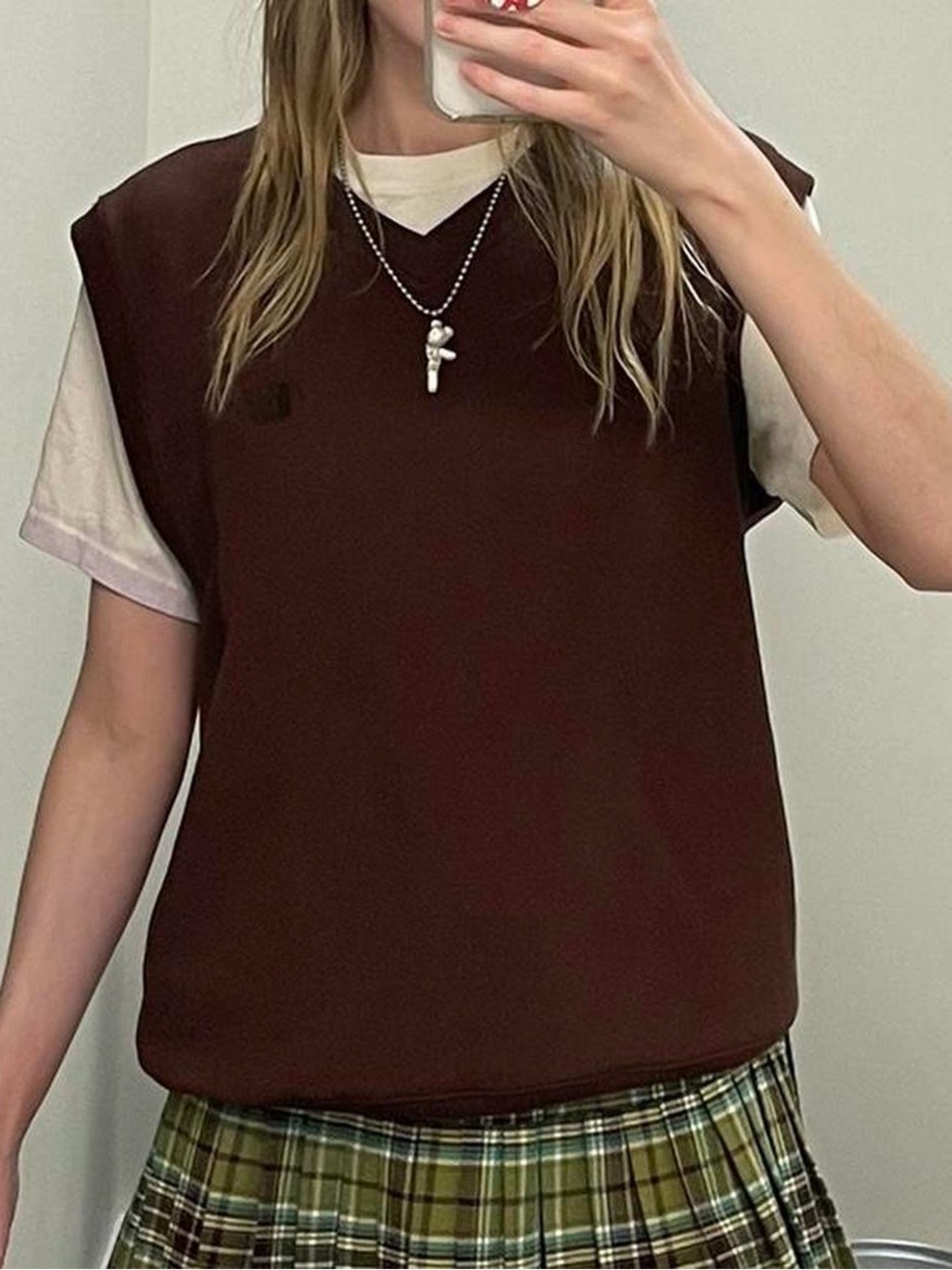 Stüssy s leaf vest in brown